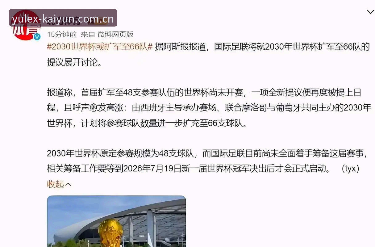 世界杯66队扩军 vs 中国男足入场：kaiyun竞猜平台用户视角下的足球盛宴展望